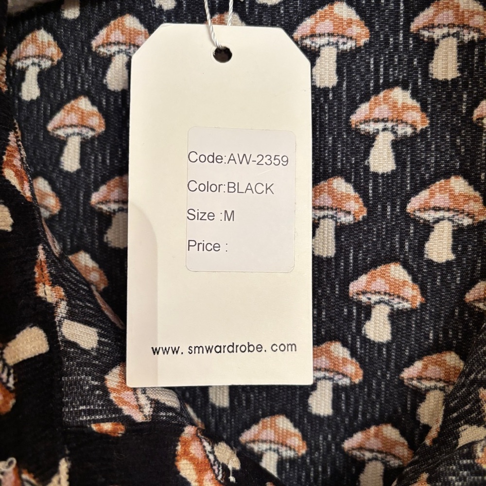 NWT Corduroy Mushroom Print Jumpsuit - Picture 6 of 9